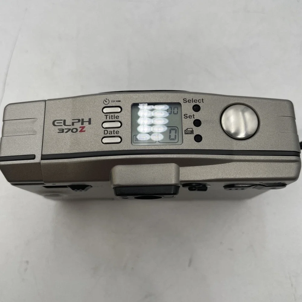 Canon ELPH 370Z Advantix 24mm Cartridge Point & Shoot Film Camera+Battery Tested